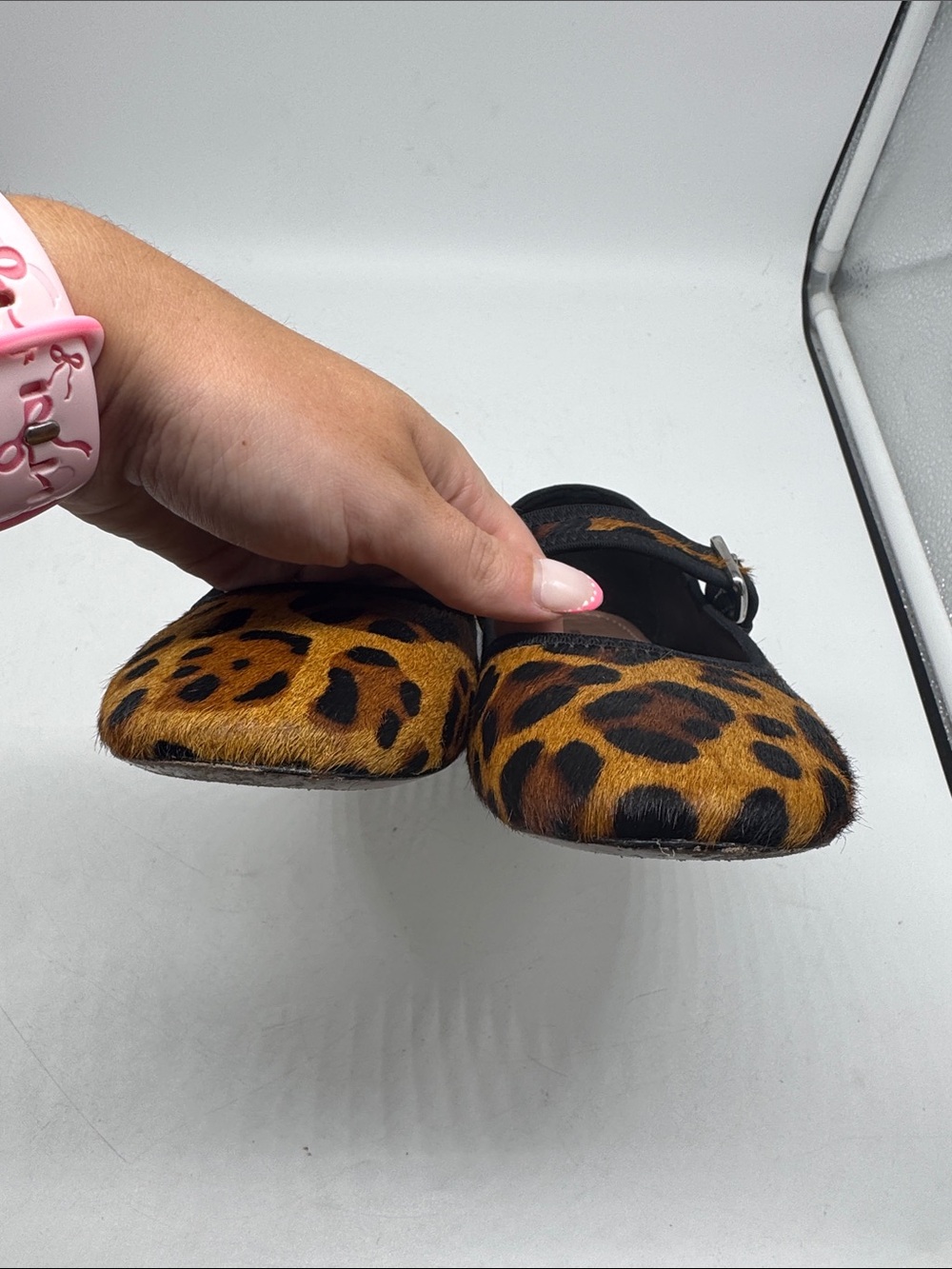 Anthropologie Maeve Leopard Mary Jane Flats Size 40 - Picture 3 of 13